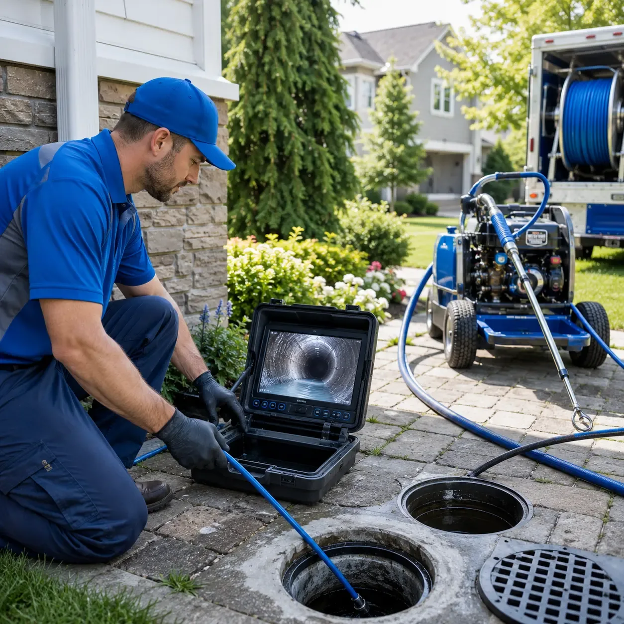 Outdoor drain cleaning professionals serving Layton, NJ
